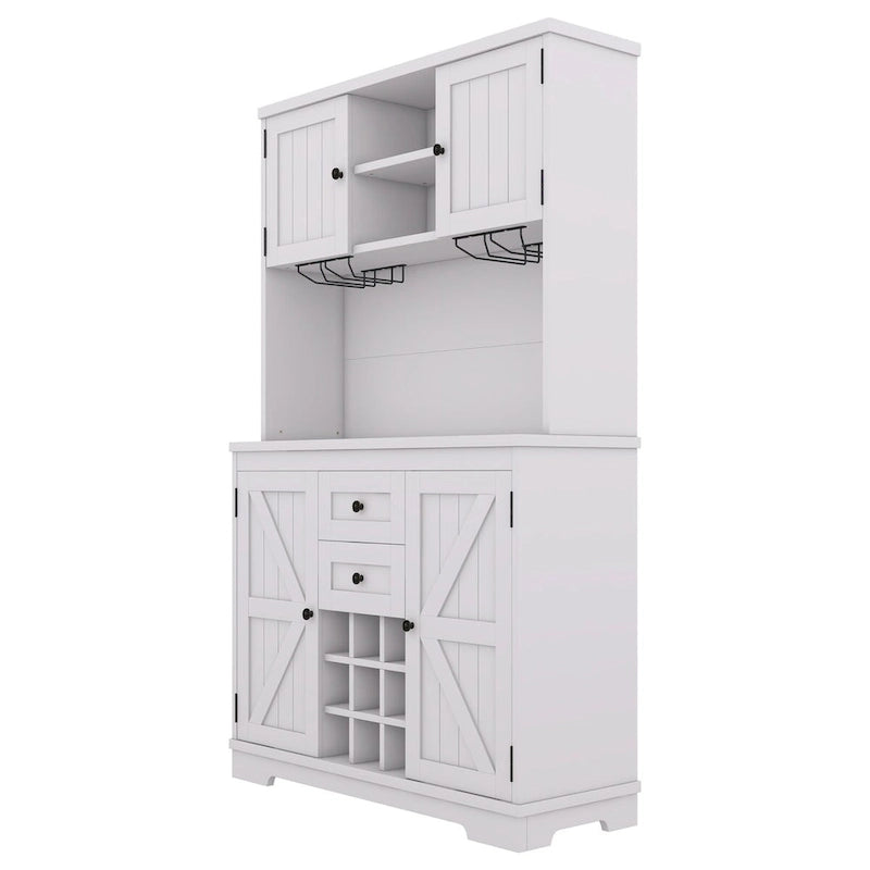 73.8H Kitchen Cabinet with Storage - N/A