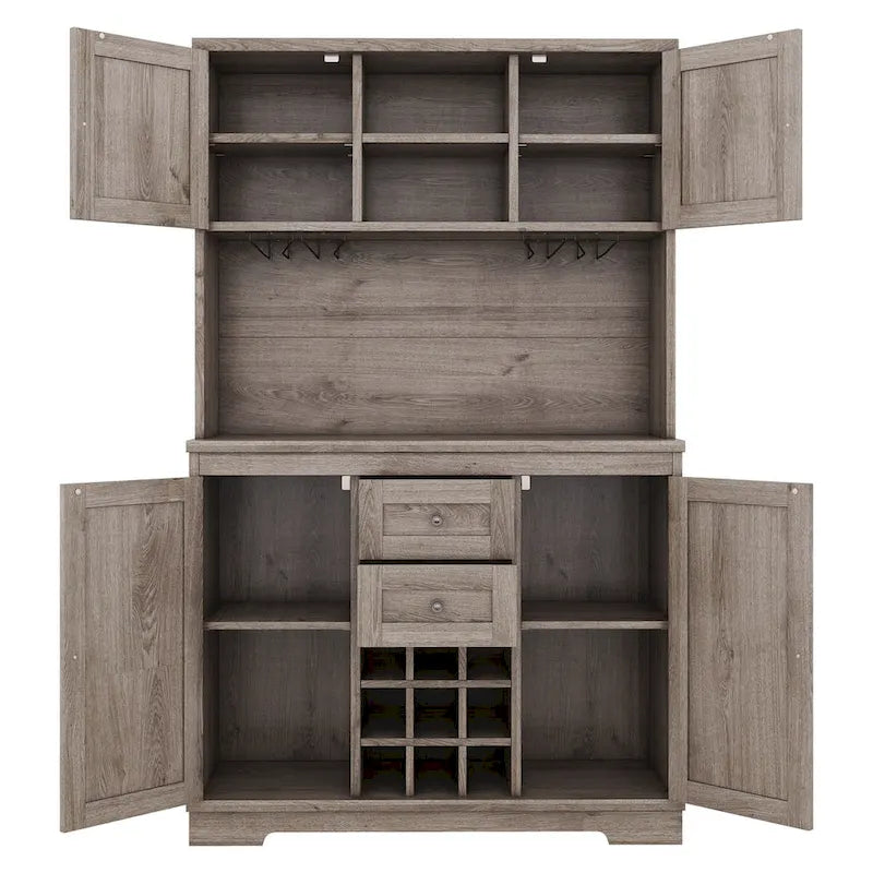 73.8H Kitchen Cabinet with Storage - N/A