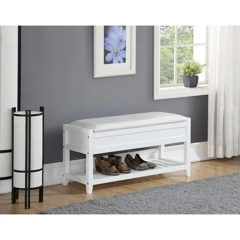 Seating Bench with Shoe Storage for Living Room,Bedroom
