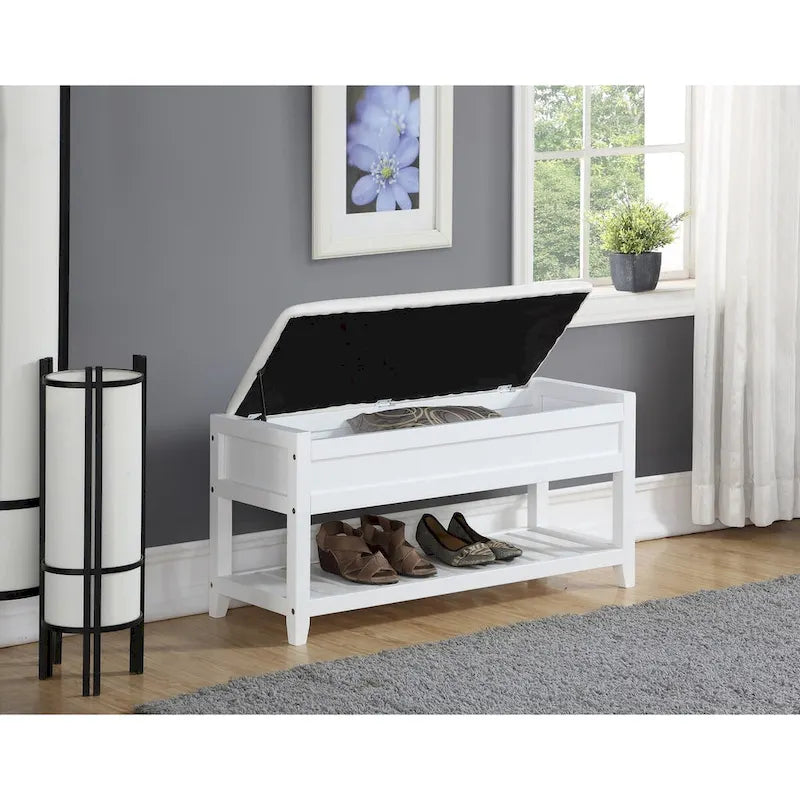 Seating Bench with Shoe Storage for Living Room,Bedroom