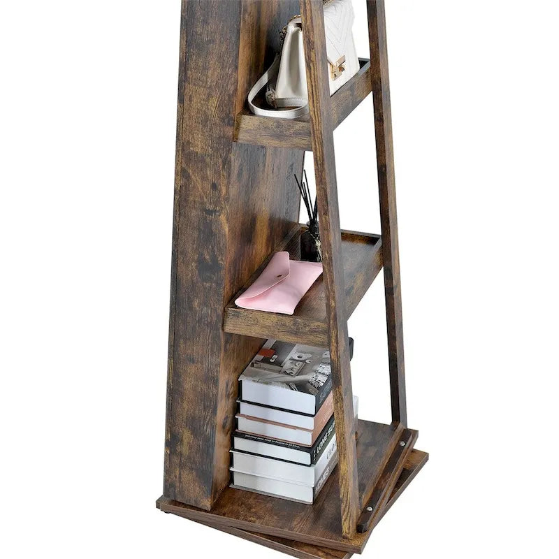 Full Length Mirror 360 Swivel Jewelry Cabinet