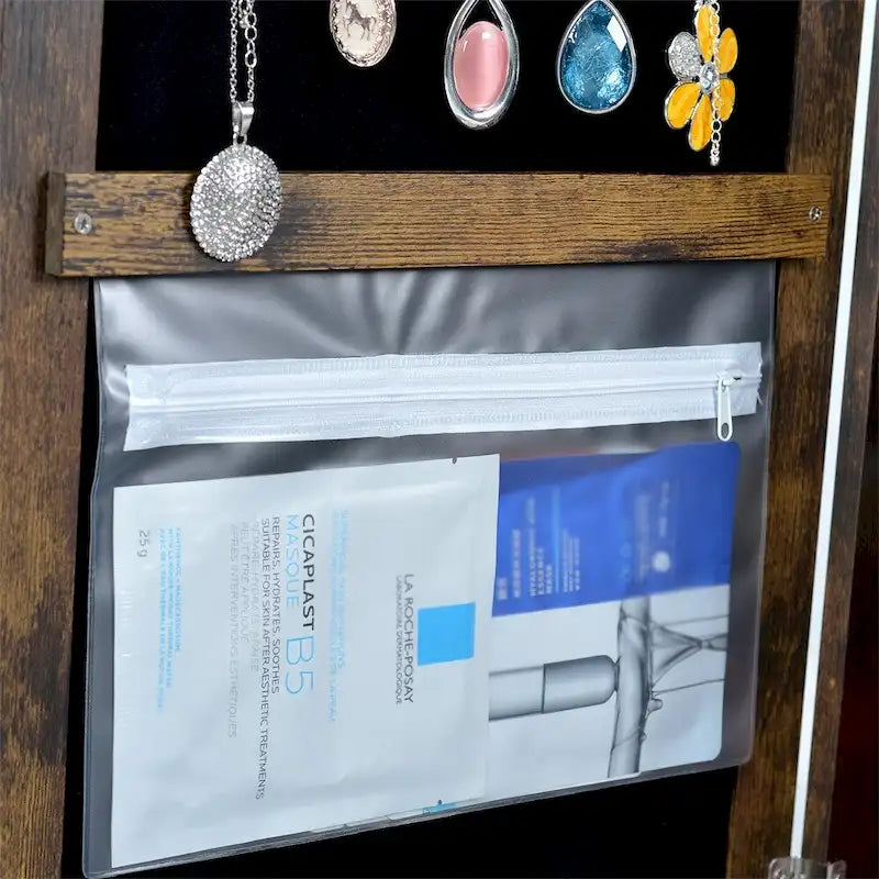 Full Length Mirror 360 Swivel Jewelry Cabinet